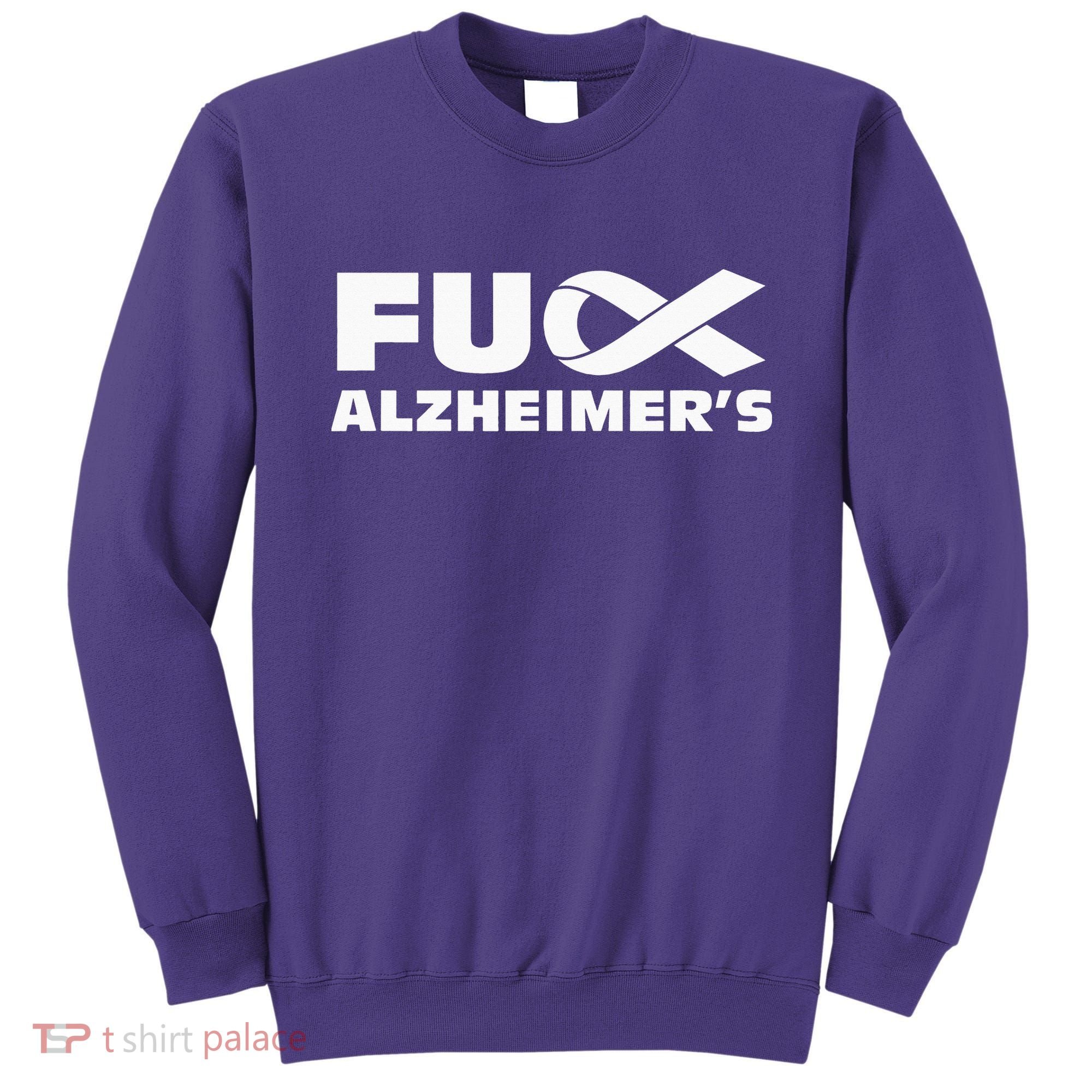 Alzheimer's Awareness Products Purple Support ALZ Sweatshirt