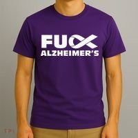 Alzheimer's Awareness Products Purple Support ALZ T-Shirt thumb 3