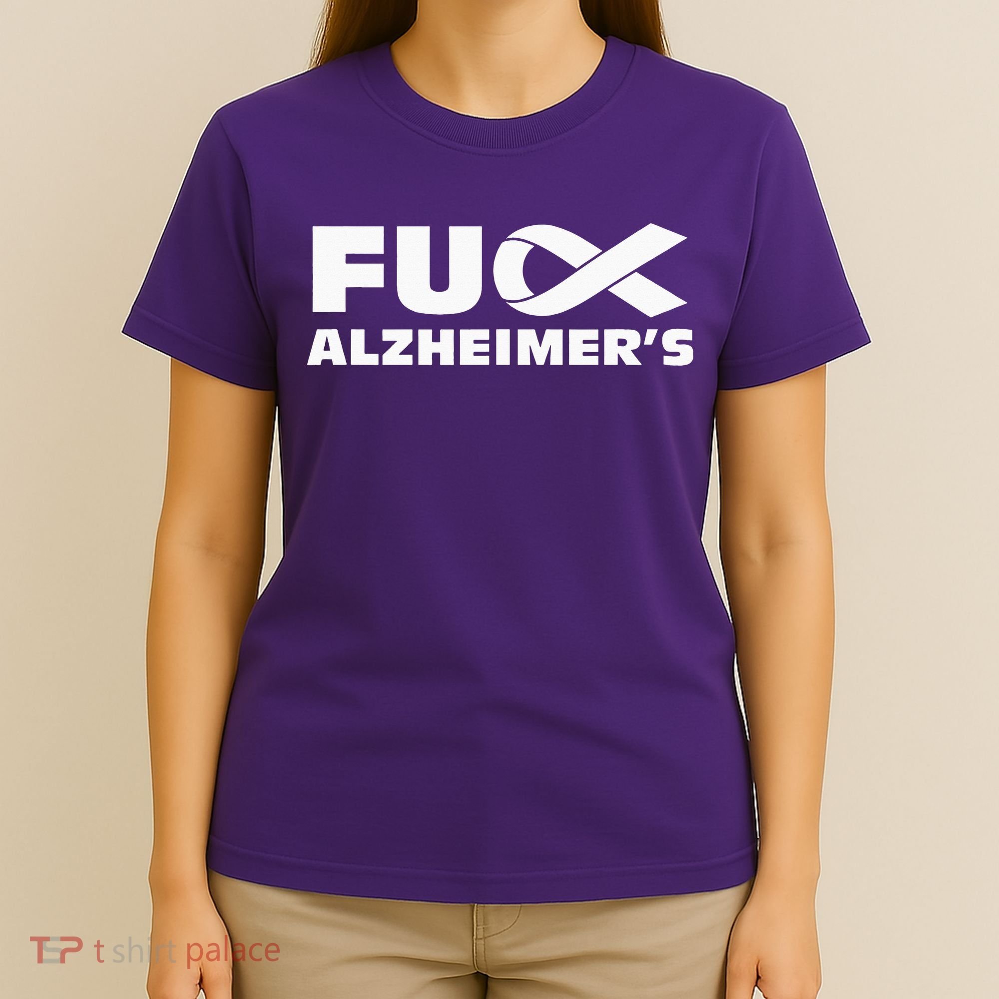 Alzheimer's Awareness Products Purple Support ALZ T-Shirt