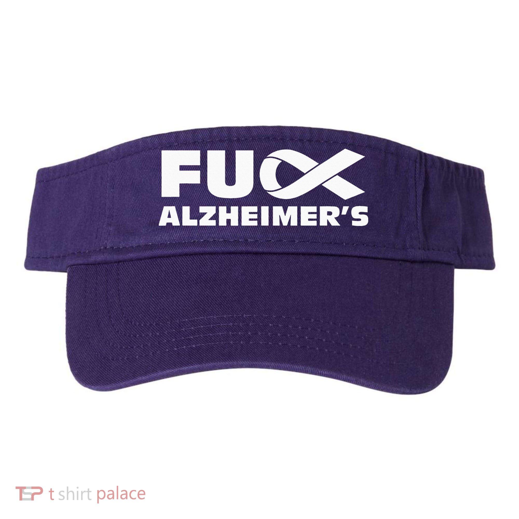 Alzheimer's Awareness Products Purple Support ALZ Visor