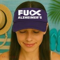 Alzheimer's Awareness Products Purple Support ALZ Visor thumb 2