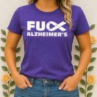 Alzheimer's Awareness Products Purple Support ALZ Women's T-Shirt thumb 2