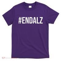 Alzheimer's Awareness Purple Ribbon Dementia Mom Dad Grandpa T-Shirt thumb 0