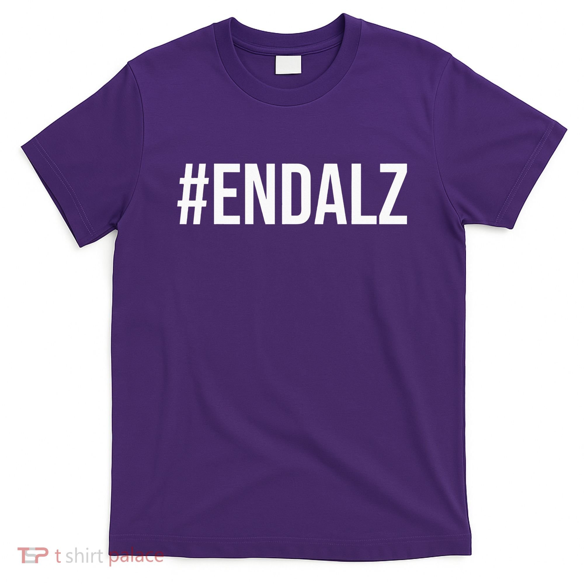 Alzheimer's Awareness Purple Ribbon Dementia Mom Dad Grandpa T-Shirt