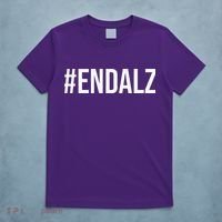 Alzheimer's Awareness Purple Ribbon Dementia Mom Dad Grandpa T-Shirt thumb 5