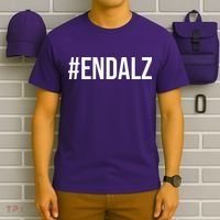 Alzheimer's Awareness Purple Ribbon Dementia Mom Dad Grandpa T-Shirt thumb 6