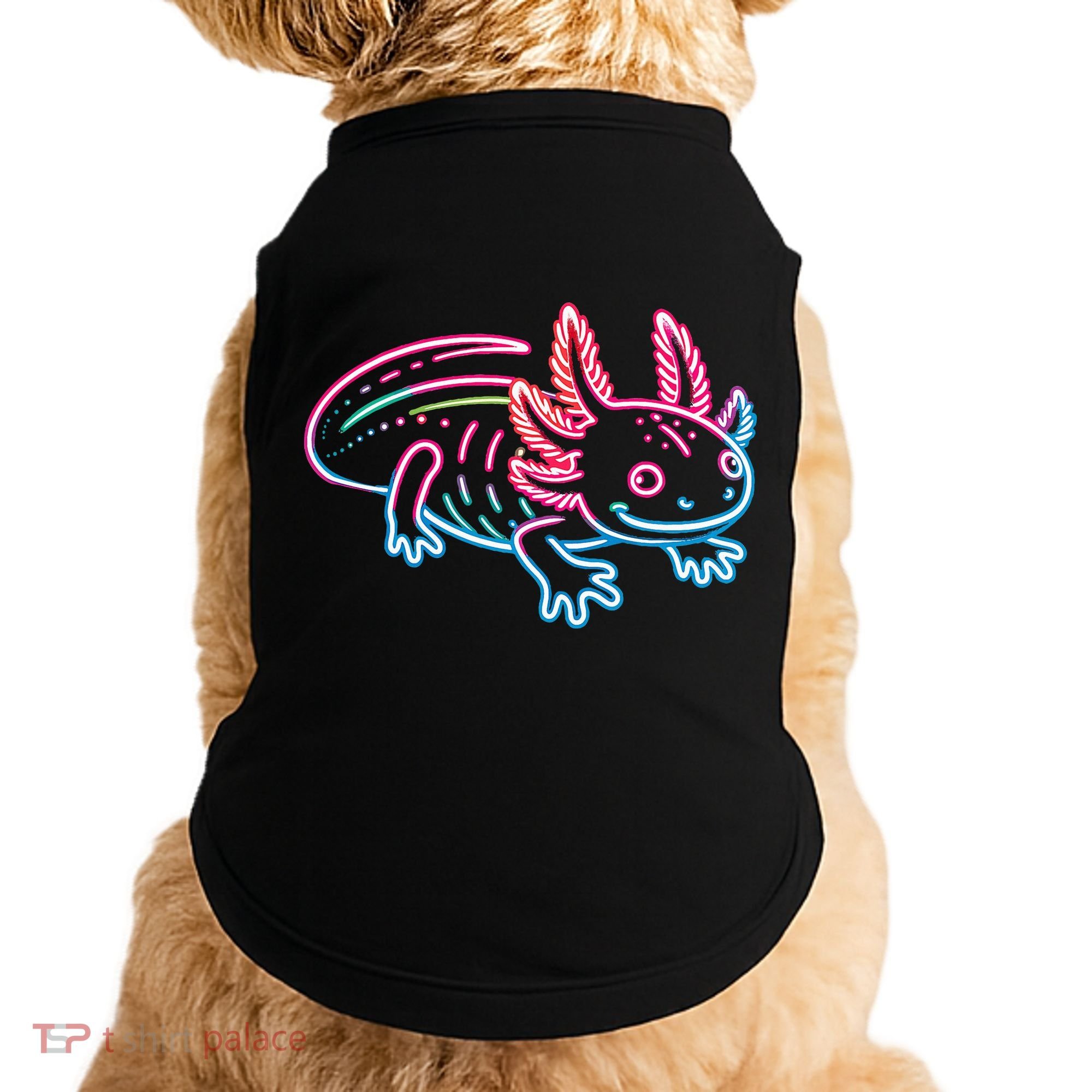 Axolotl Animal Pop Art Cute Axolotl Lover Doggie Tank