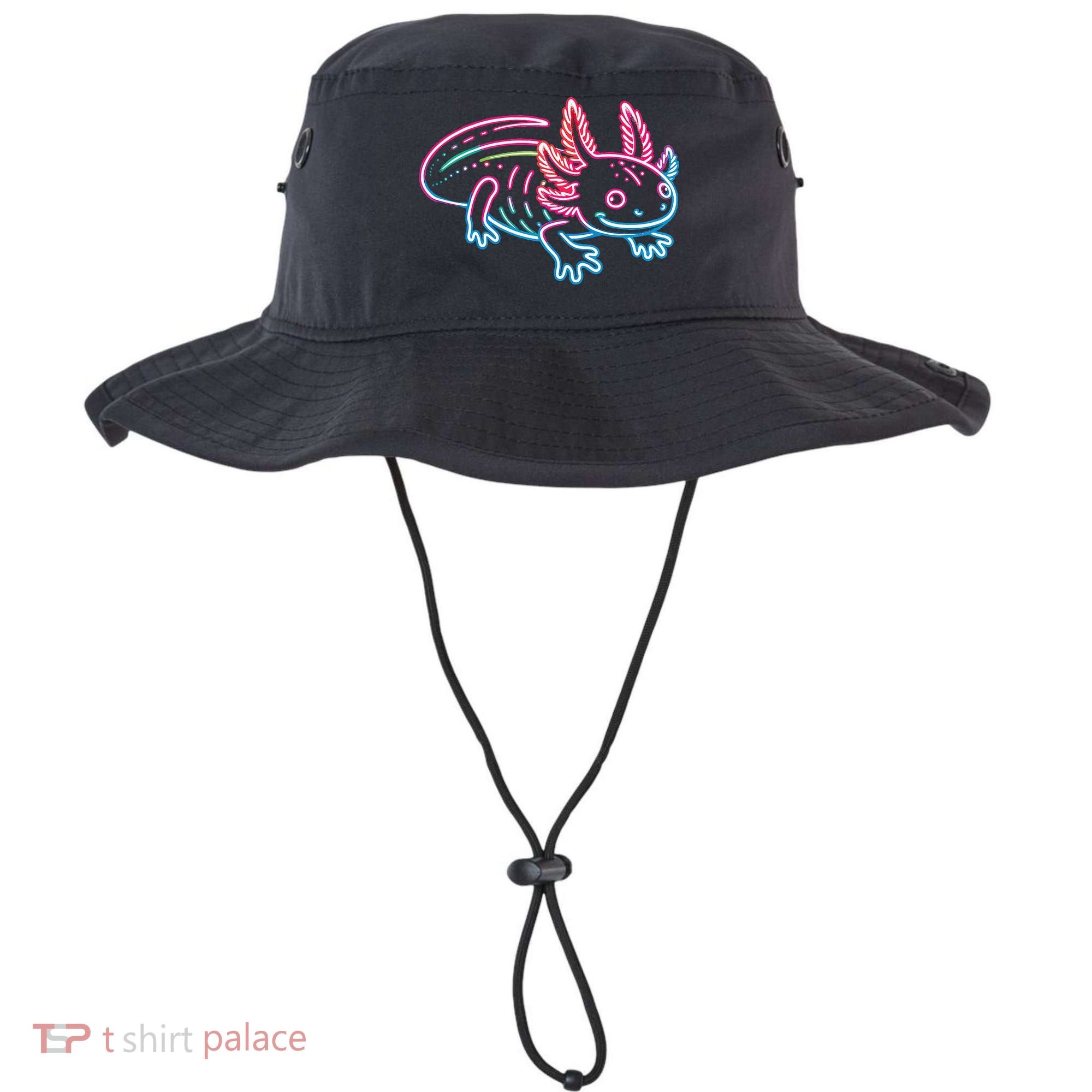 Axolotl Animal Pop Art Cute Axolotl Lover Bucket Hat