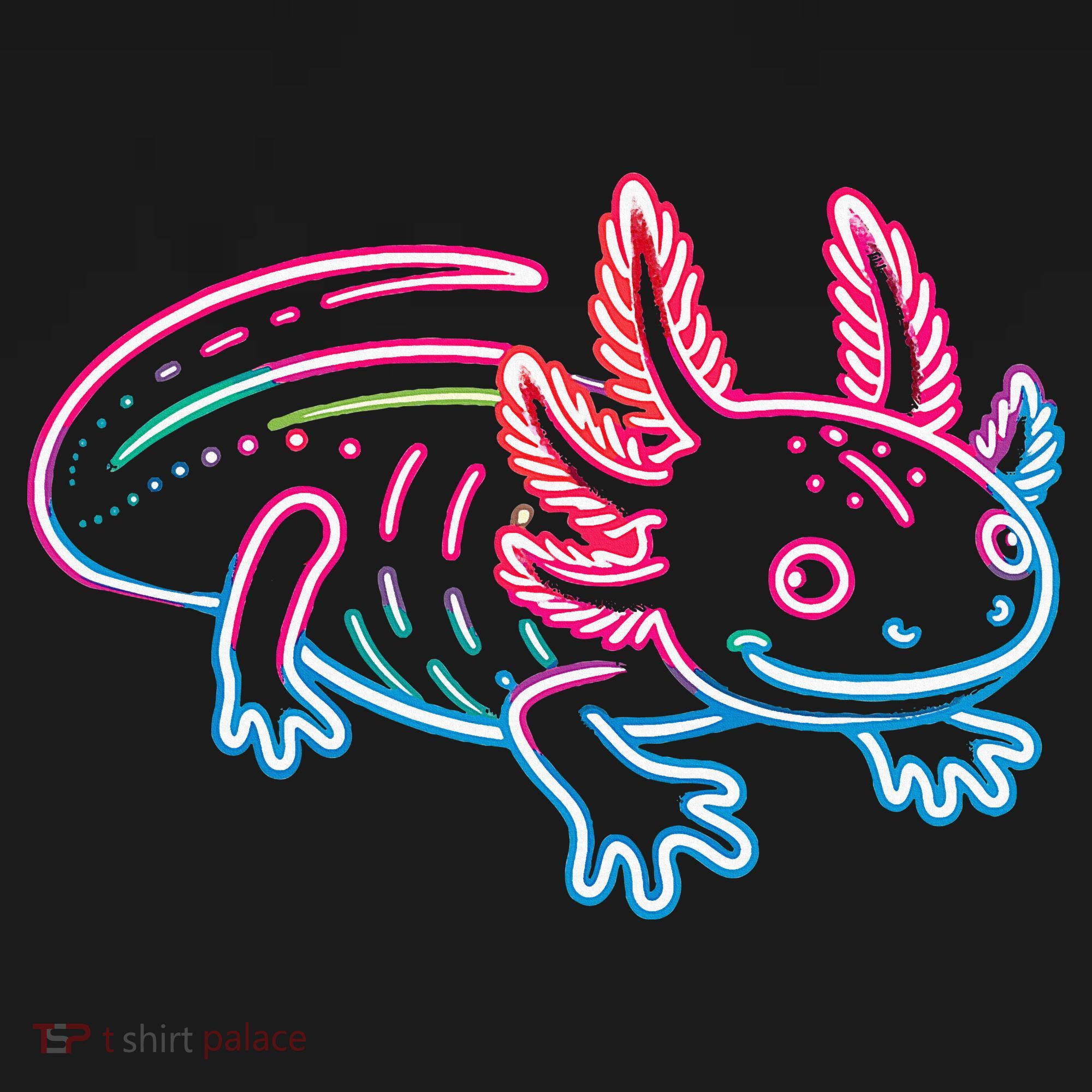 Axolotl Animal Pop Art Cute Axolotl Lover Women's Hoodie