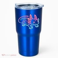 Axolotl Animal Pop Art Cute Axolotl Lover Tumbler thumb 0