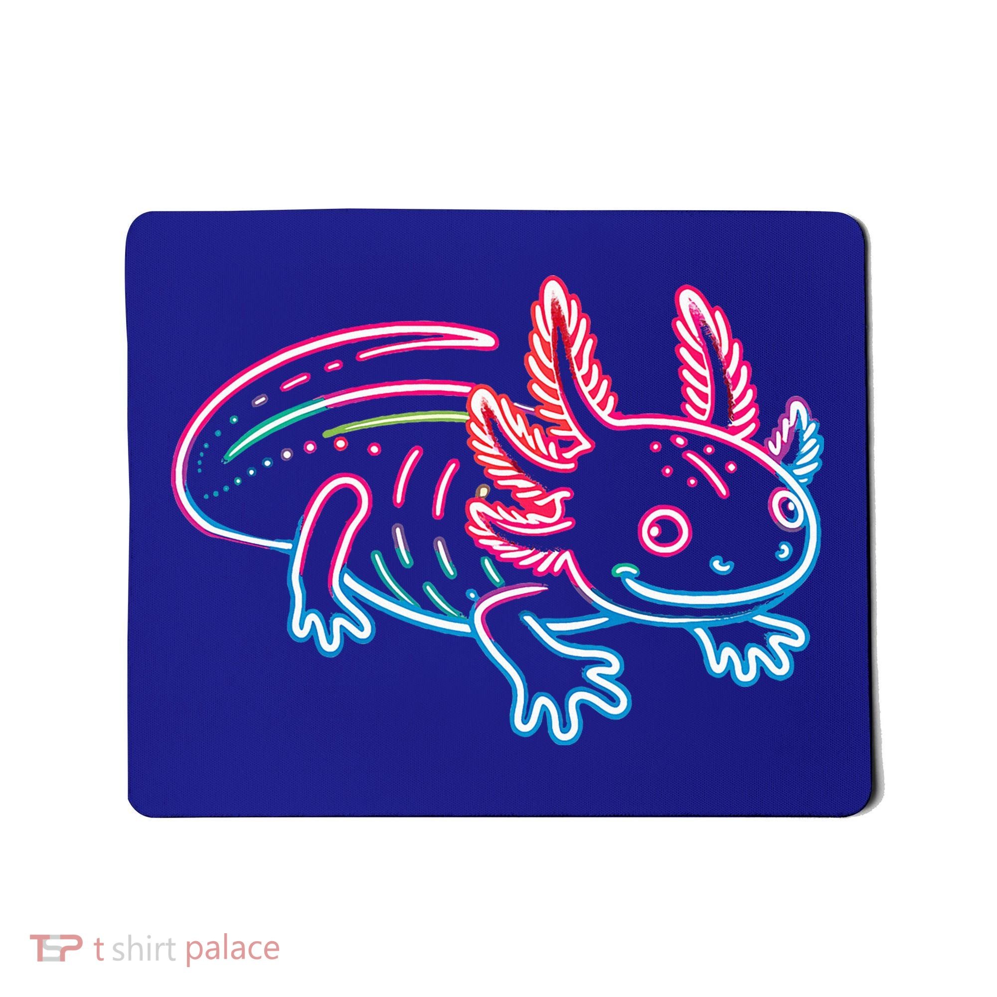 Axolotl Animal Pop Art Cute Axolotl Lover Mousepad