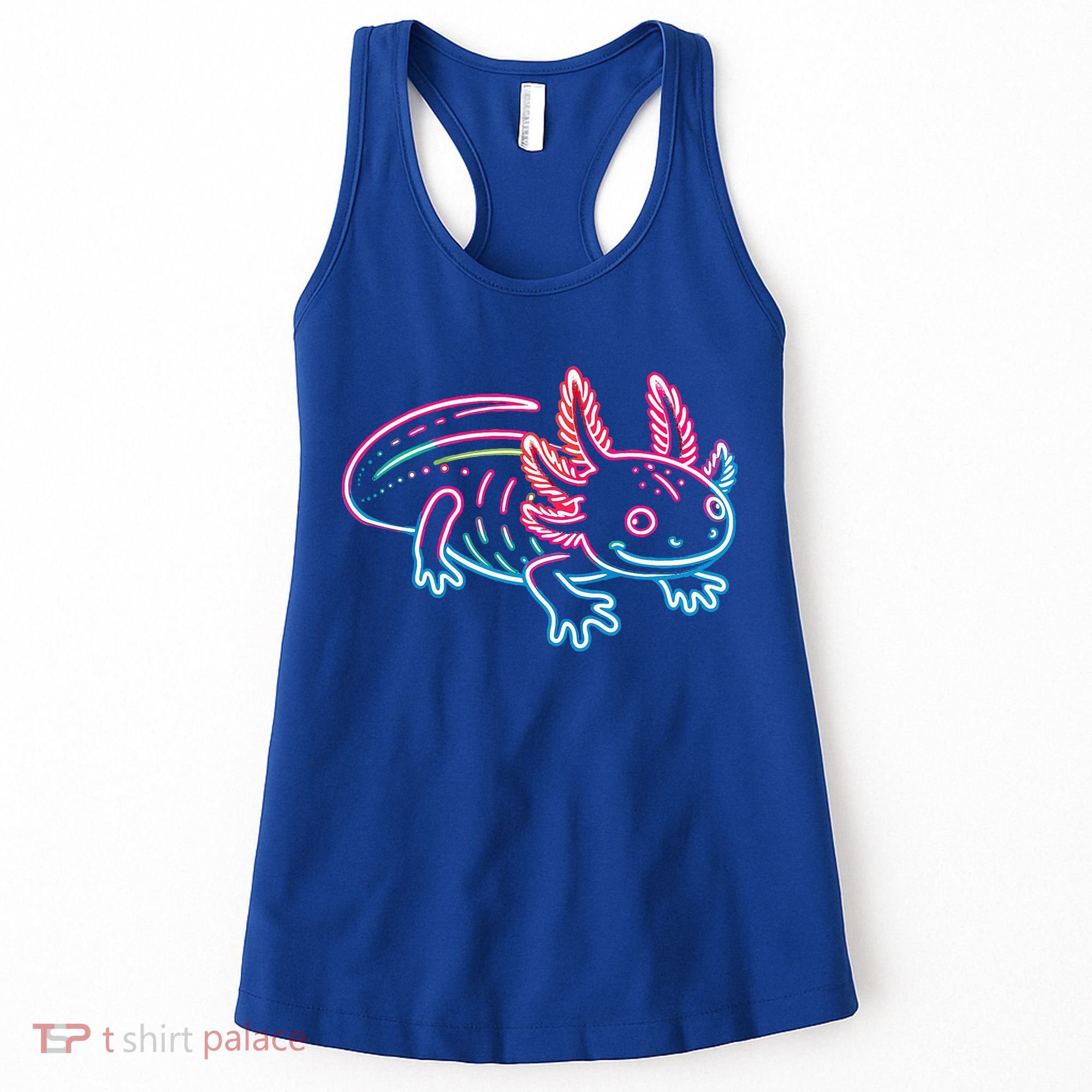 Axolotl Animal Pop Art Cute Axolotl Lover Women's Tank Top