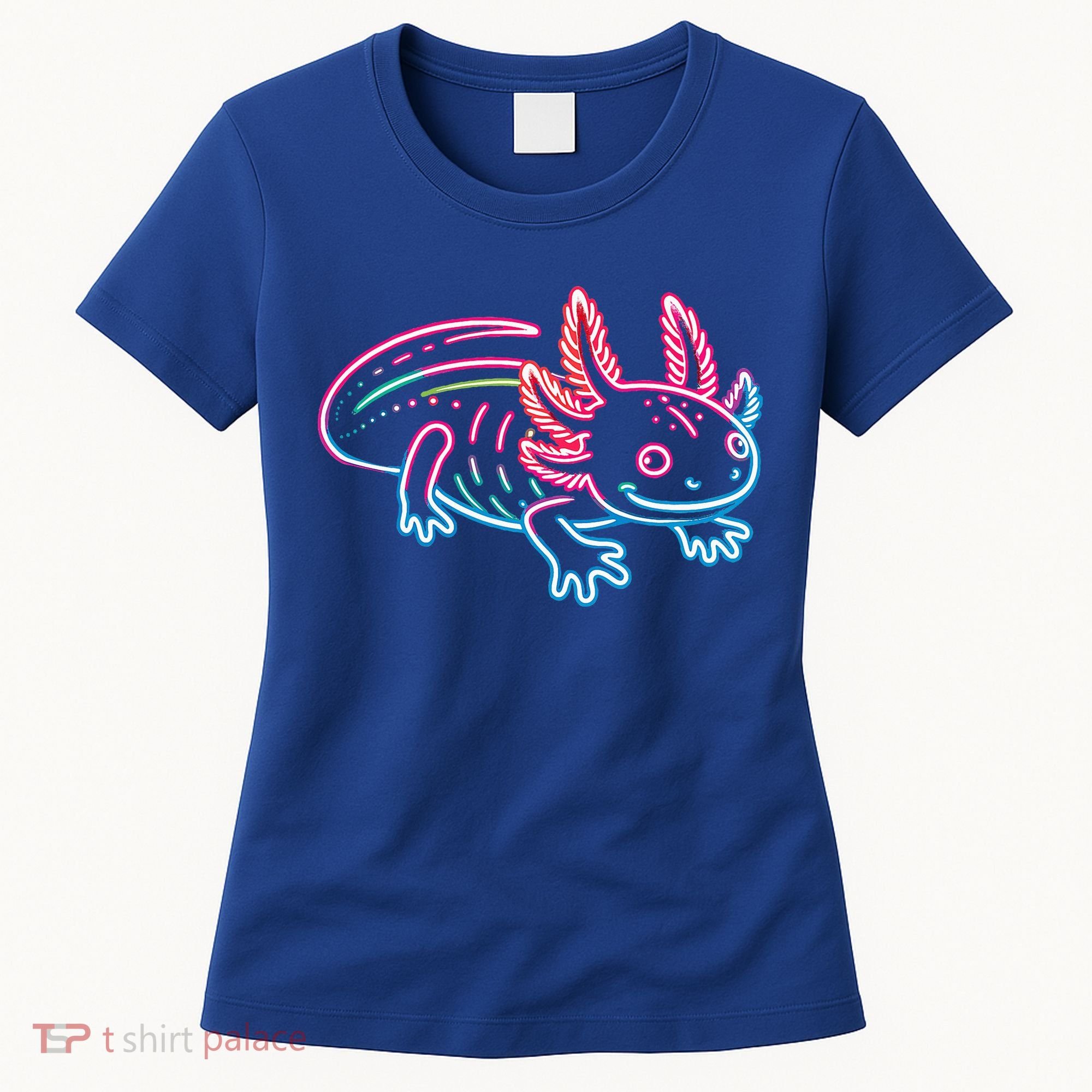 Axolotl Animal Pop Art Cute Axolotl Lover Women's T-Shirt