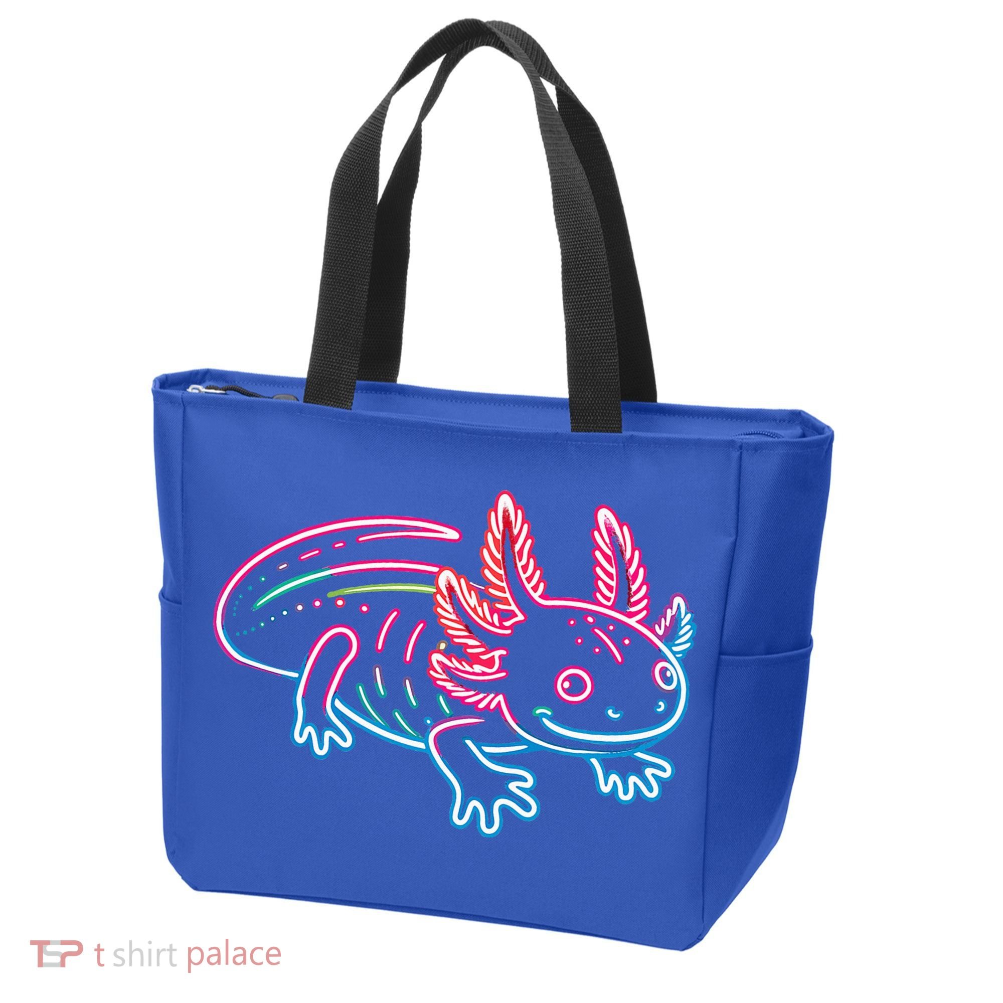 Axolotl Animal Pop Art Cute Axolotl Lover Tote Bag