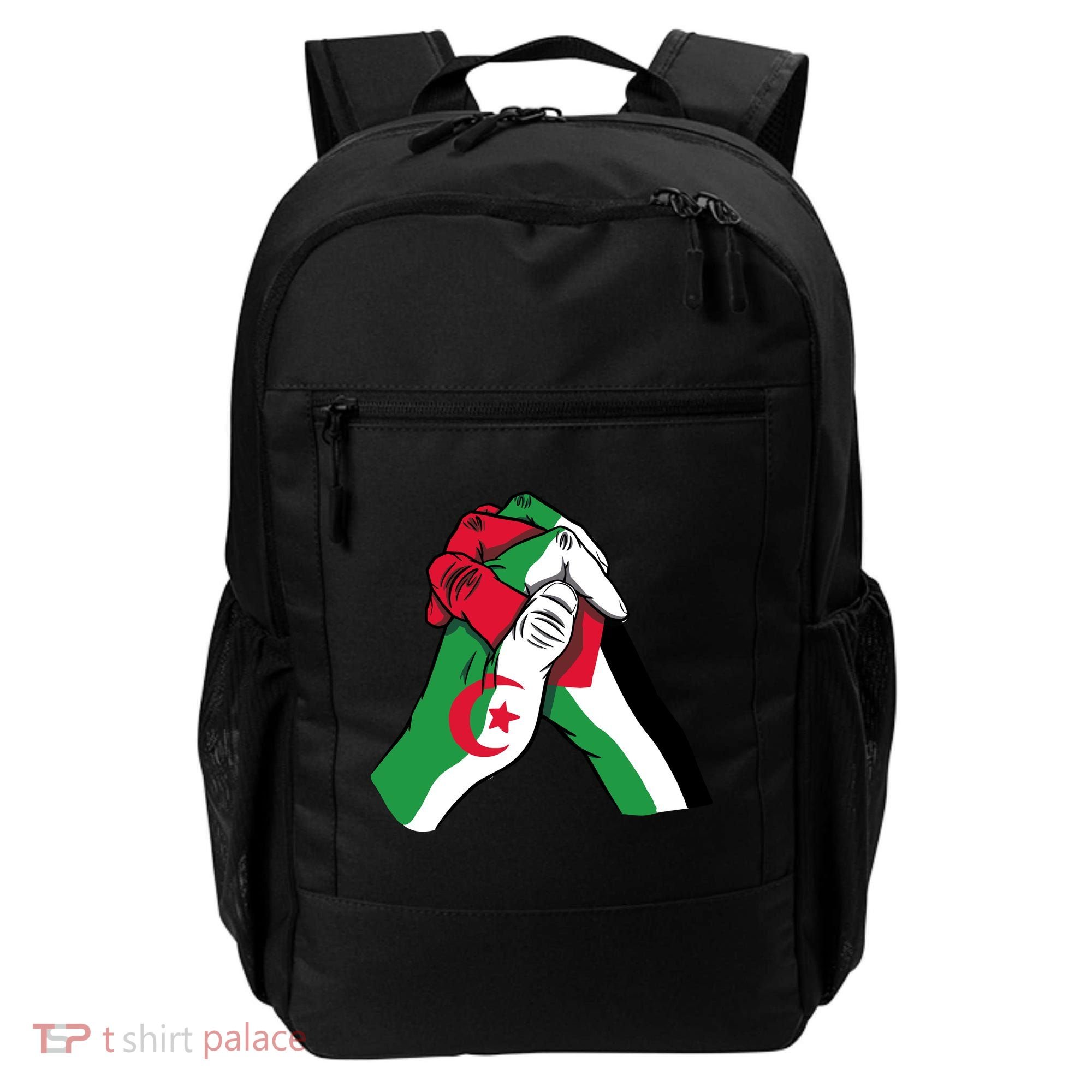Algeria And Palestine Hands Backpack
