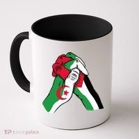 Algeria And Palestine Hands Coffee Mug thumb 0
