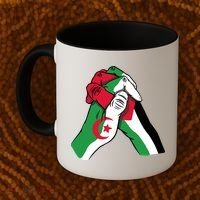 Algeria And Palestine Hands Coffee Mug thumb 2
