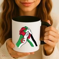 Algeria And Palestine Hands Coffee Mug thumb 3