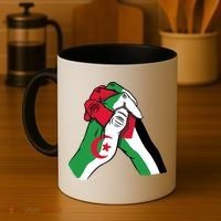 Algeria And Palestine Hands Coffee Mug thumb 4