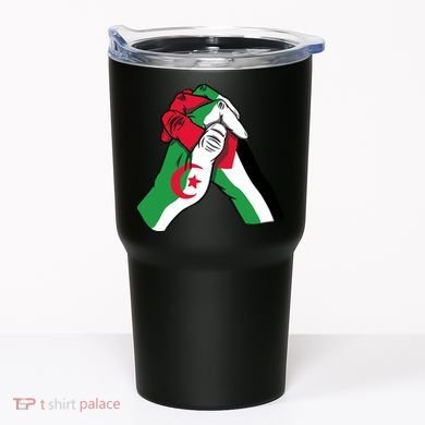 Algeria And Palestine Hands Tumbler