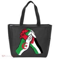 Algeria And Palestine Hands Tote Bag thumb 0