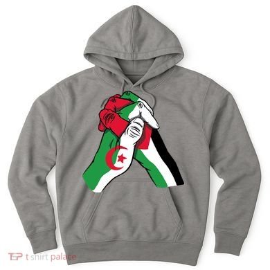 Algeria And Palestine Hands Hoodie