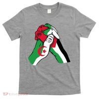 Algeria And Palestine Hands T-Shirt thumb 0