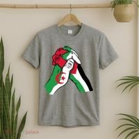 Algeria And Palestine Hands T-Shirt thumb 2