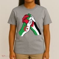 Algeria And Palestine Hands T-Shirt thumb 4