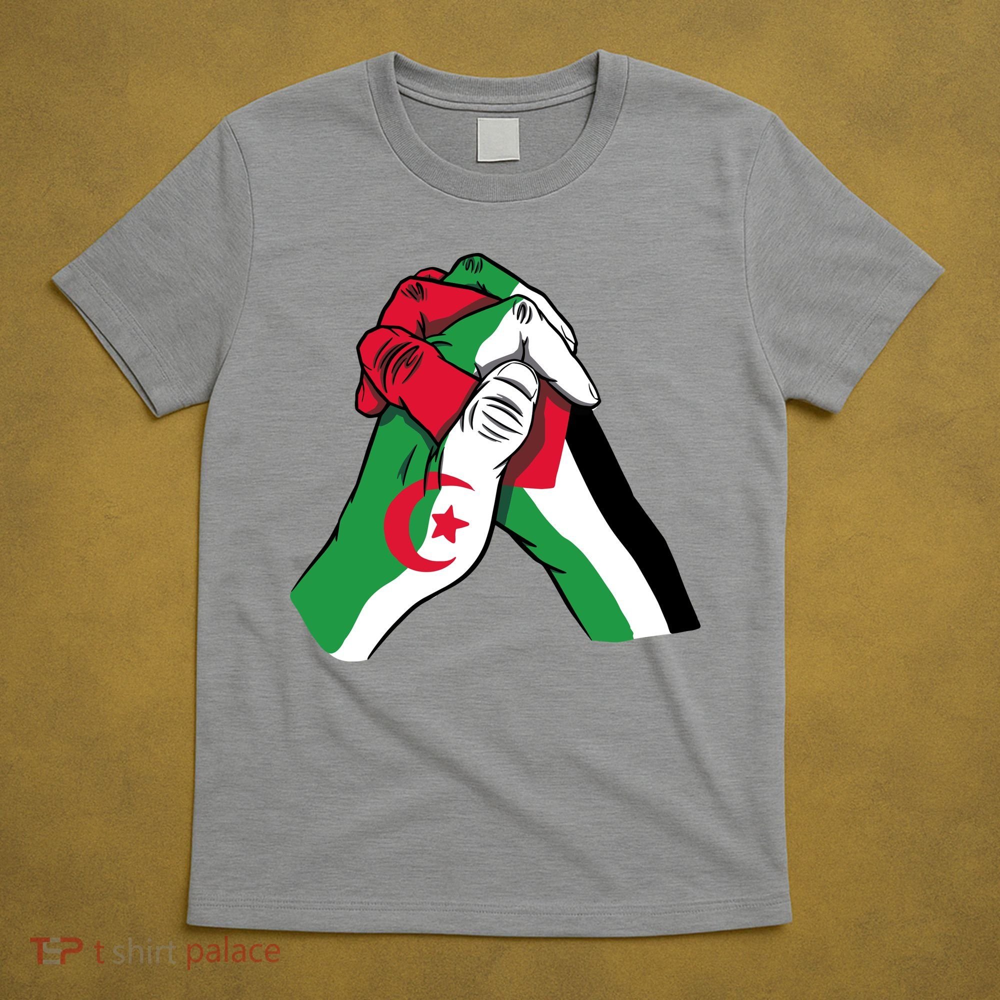 Algeria And Palestine Hands T-Shirt