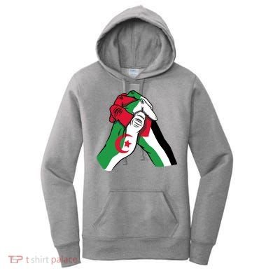 Algeria And Palestine Hands Women's Hoodie