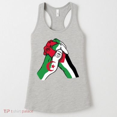 Algeria And Palestine Hands Women's Tank Top