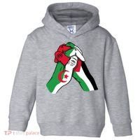 Algeria And Palestine Hands Toddler Hoodie thumb 0