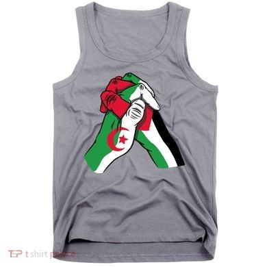 Algeria And Palestine Hands Tank Top