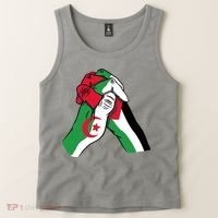 Algeria And Palestine Hands Tank Top thumb 2