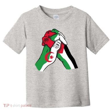 Algeria And Palestine Hands Toddler T-Shirt