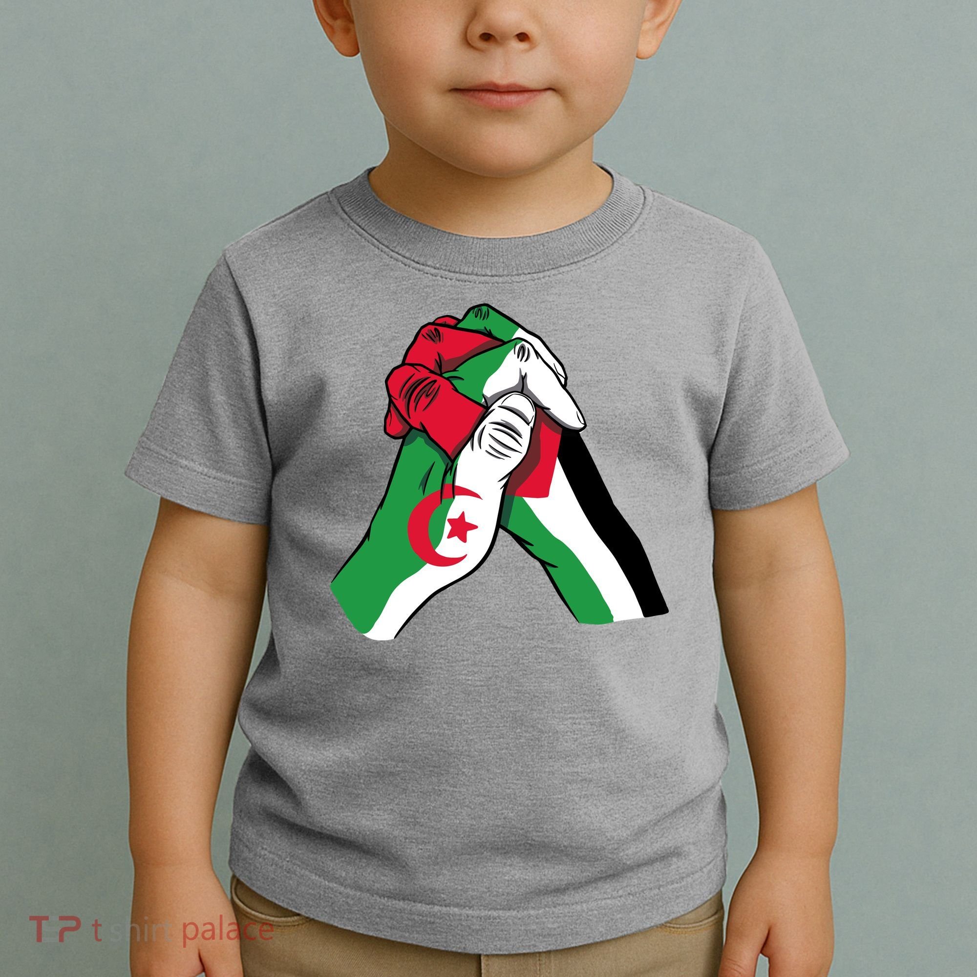 Algeria And Palestine Hands Toddler T-Shirt