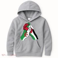 Algeria And Palestine Hands Kids Hoodie thumb 0