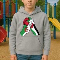 Algeria And Palestine Hands Kids Hoodie thumb 2