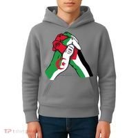 Algeria And Palestine Hands Kids Hoodie thumb 4