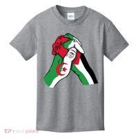 Algeria And Palestine Hands Kids T-Shirt thumb 0