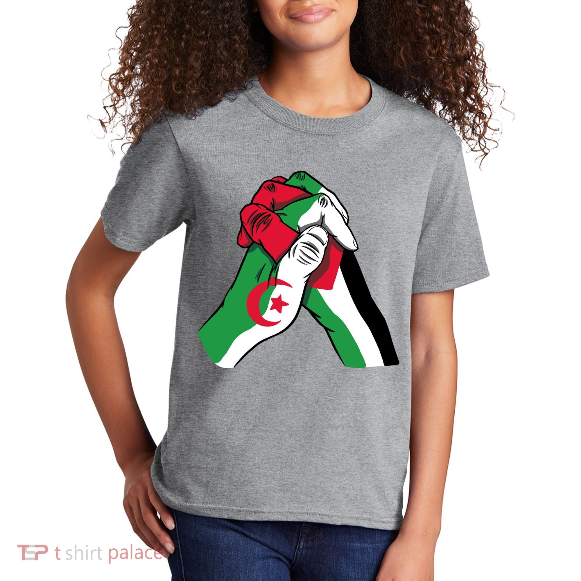 Algeria And Palestine Hands Kids T-Shirt