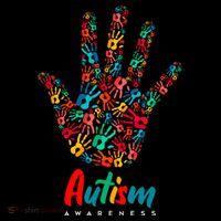 Autism Awareness Painted Hand Prints Bucket Hat thumb 4