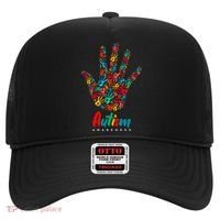 Autism Awareness Painted Hand Prints Hat thumb 0