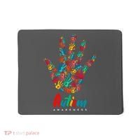 Autism Awareness Painted Hand Prints Mousepad thumb 0