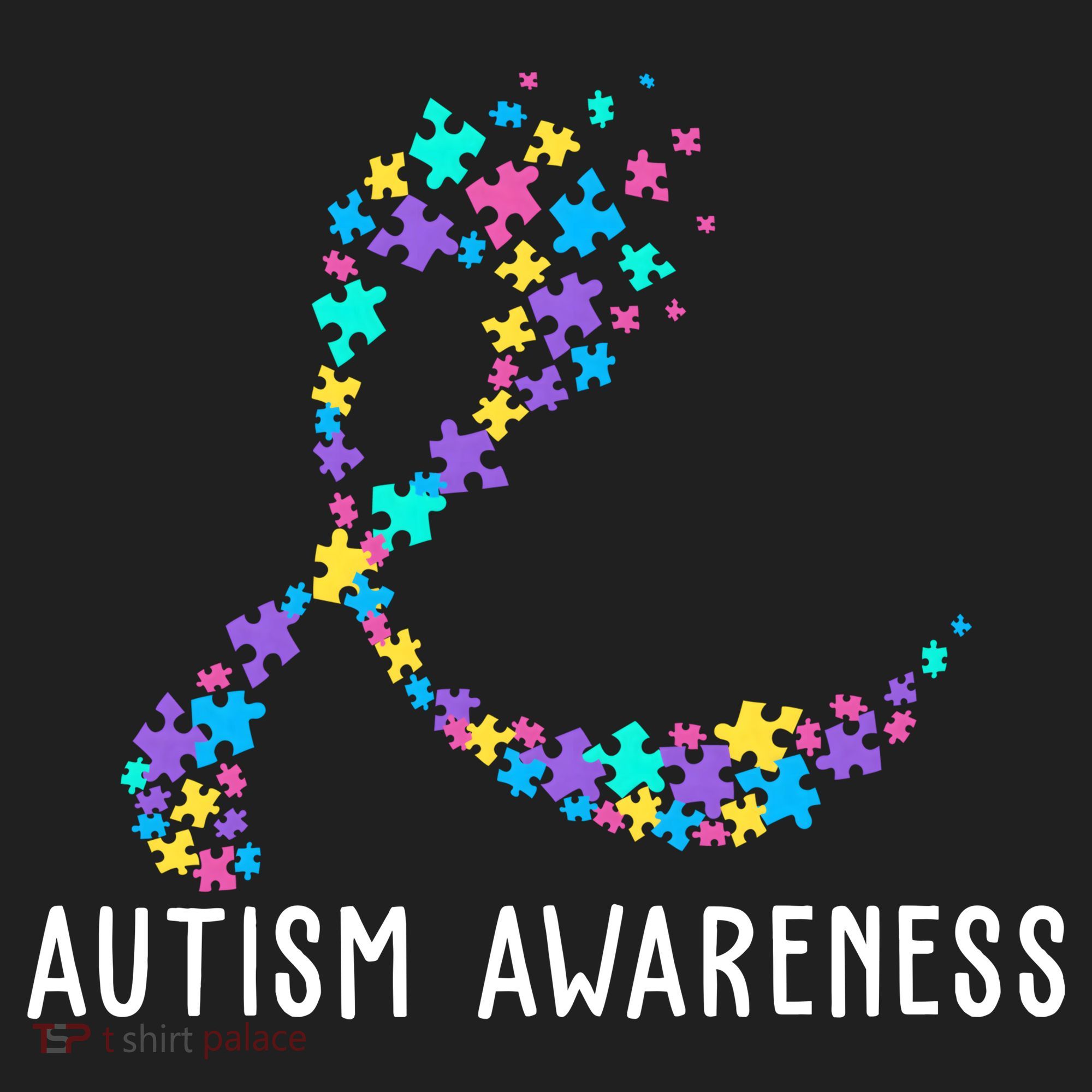 Autism Awareness Puzzle Ribbon Tumbler