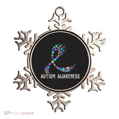 Autism Awareness Puzzle Ribbon Ornament