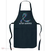 Autism Awareness Puzzle Ribbon Apron thumb 0