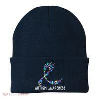 Autism Awareness Puzzle Ribbon Beanie thumb 0
