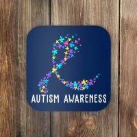 Autism Awareness Puzzle Ribbon Coaster thumb 0